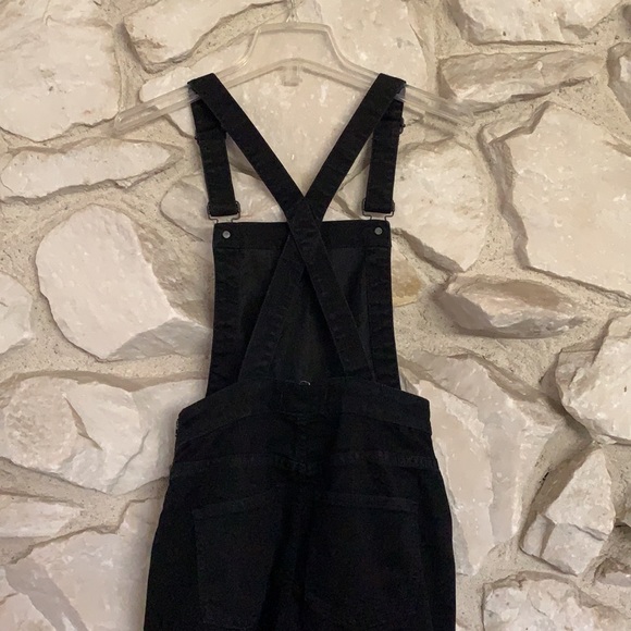 Madewell Black Denim Overalls in Lunar Wash | XS - Picture 13 of 16